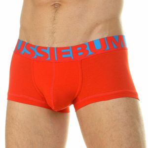 Фото Мужские трусы боксеры красные Aussiebum