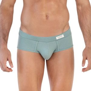 Фото Мужские трусы брифы зеленые Clever Moda SPIRIT PIPING BRIEF 160518