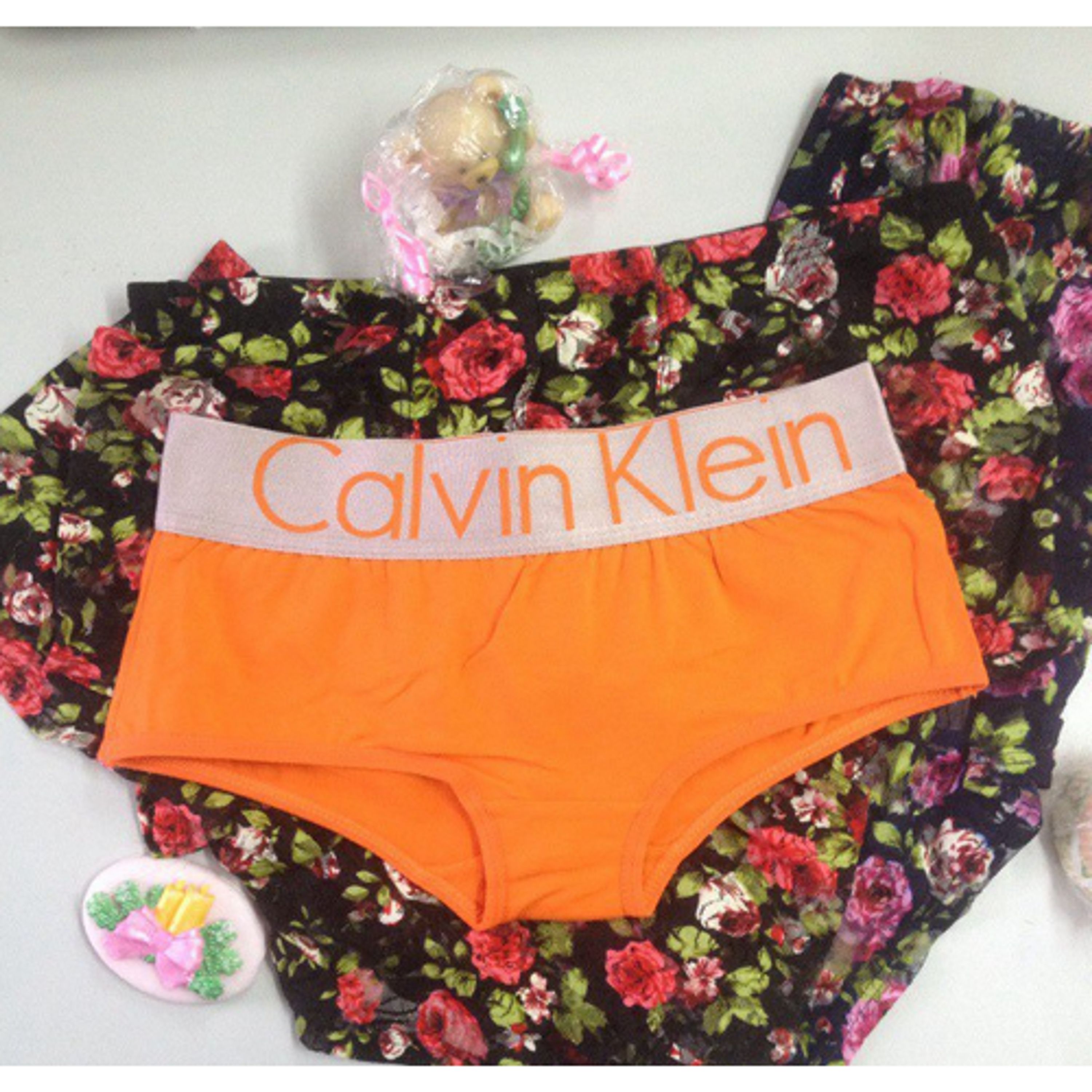 Женские хипсы Calvin Klein Women Hips Steel Orange фото 1