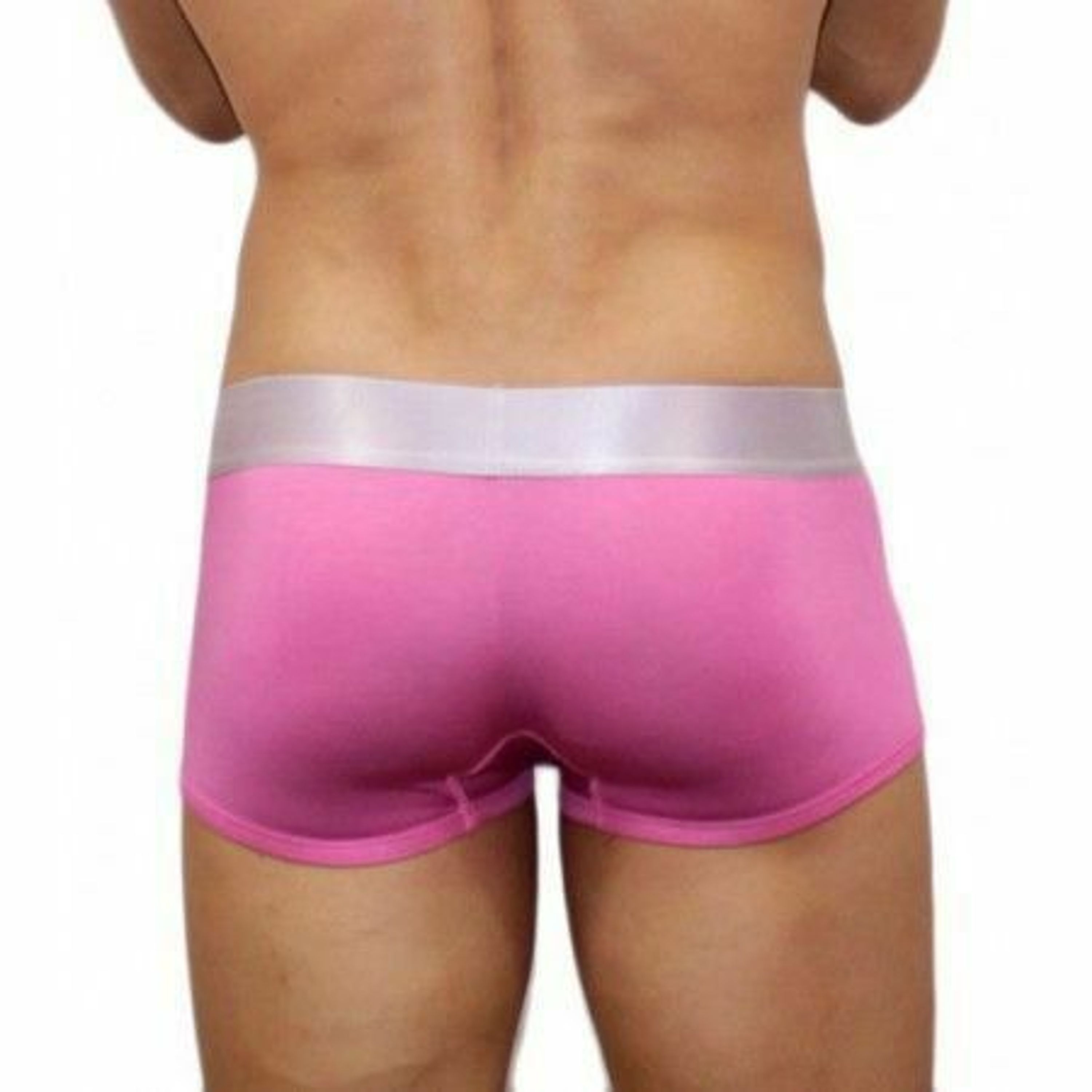 Мужские трусы боксеры розовые из модала Calvin Klein Boxer фото 4