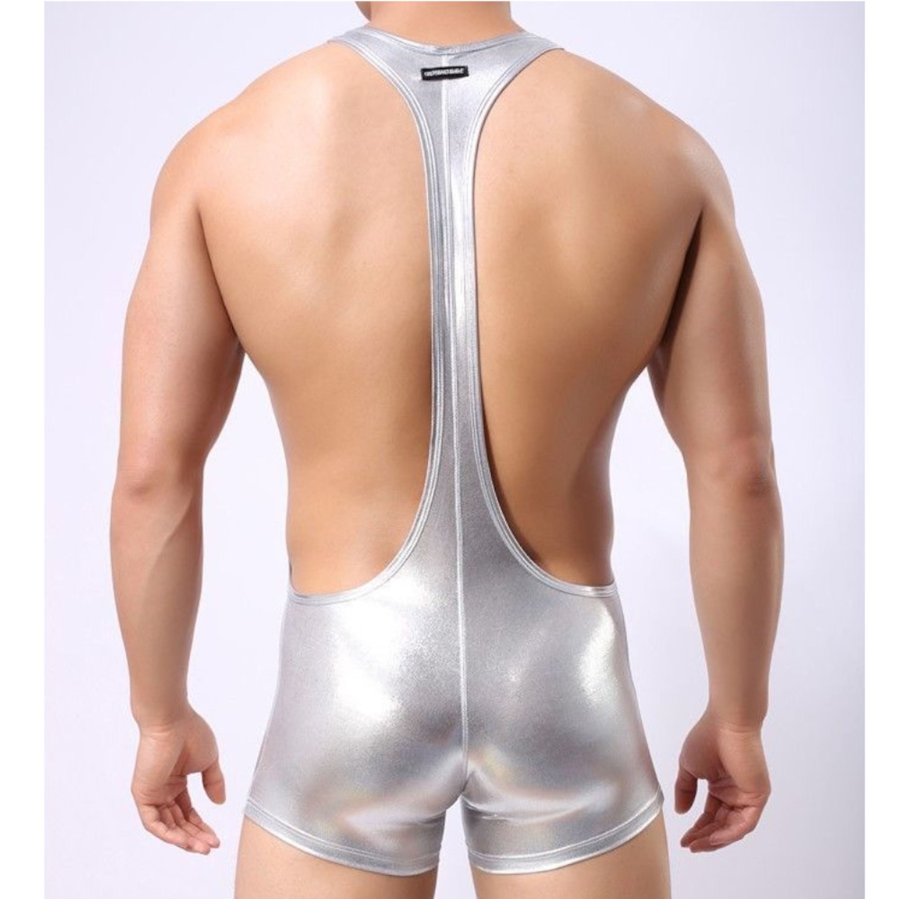 Мужской комбинезон серебристый WowHomme Silver фото 4