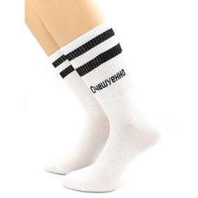Фото Носки с надписью "Очешуенно" белые Hobby Line