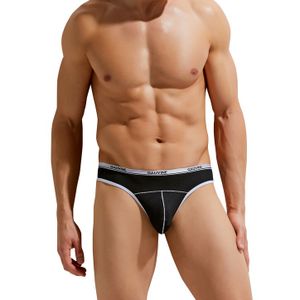 Фото Мужские трусы тонги черные GAUVINE 1006