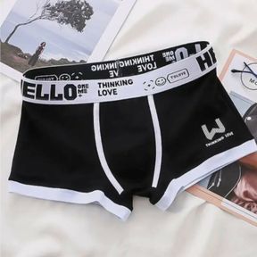 Фото Мужские трусы боксеры черные Romeo Rossi RR6108-2