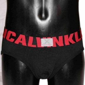 Фото Мужские трусы брифы хлопок черные Calvin Klein CK00479