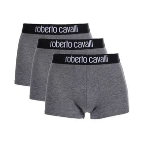 Фото Набор мужских трусов боксеров 3в1 серые ROBERTO CAVALLI RC1UTR01TR