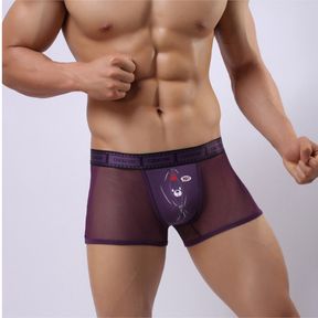 Фото Мужские трусы боксеры фиолетовые Cockcon Trunks Purple 826