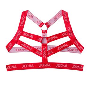 Фото Мужская портупея красная JOCKMAIL JM912-8
