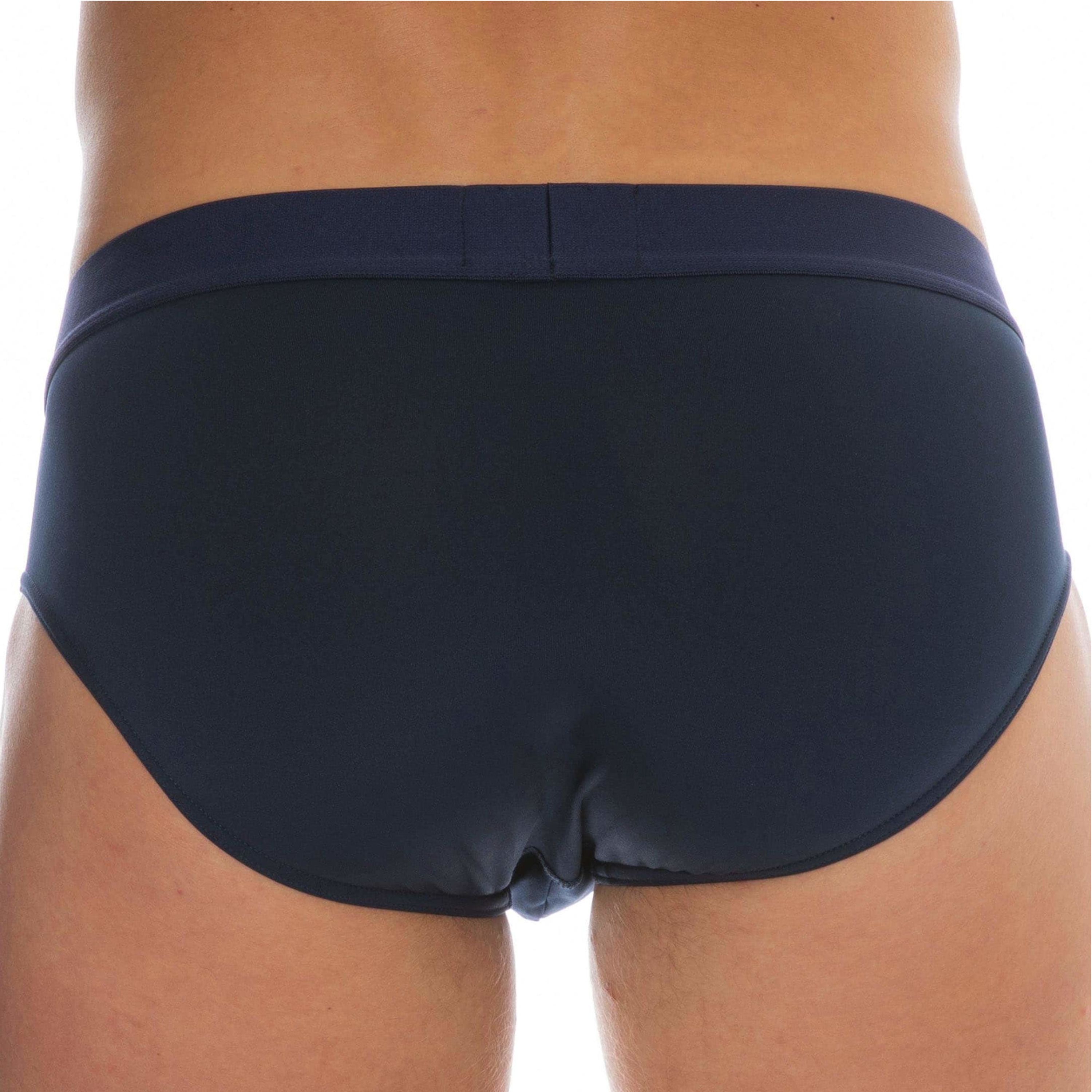 Мужские трусы брифы темно-синие Emporio Armani 110814_4F535 00135 фото 4