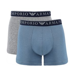 Фото Набор мужских трусов хипсов 2в1 (серый, серо-голубой) Emporio Armani 111769_4F720 15349
