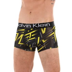 Фото Мужские трусы боксеры черно-желтые Calvin Klein