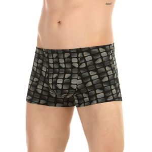 Фото Мужские трусы боксеры черные с принтом Romeo Rossi 6101-2