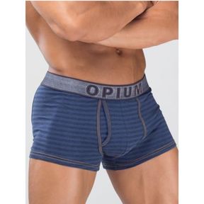 Фото Мужские трусы боксеры синие в полоску Opium Boxer R-65