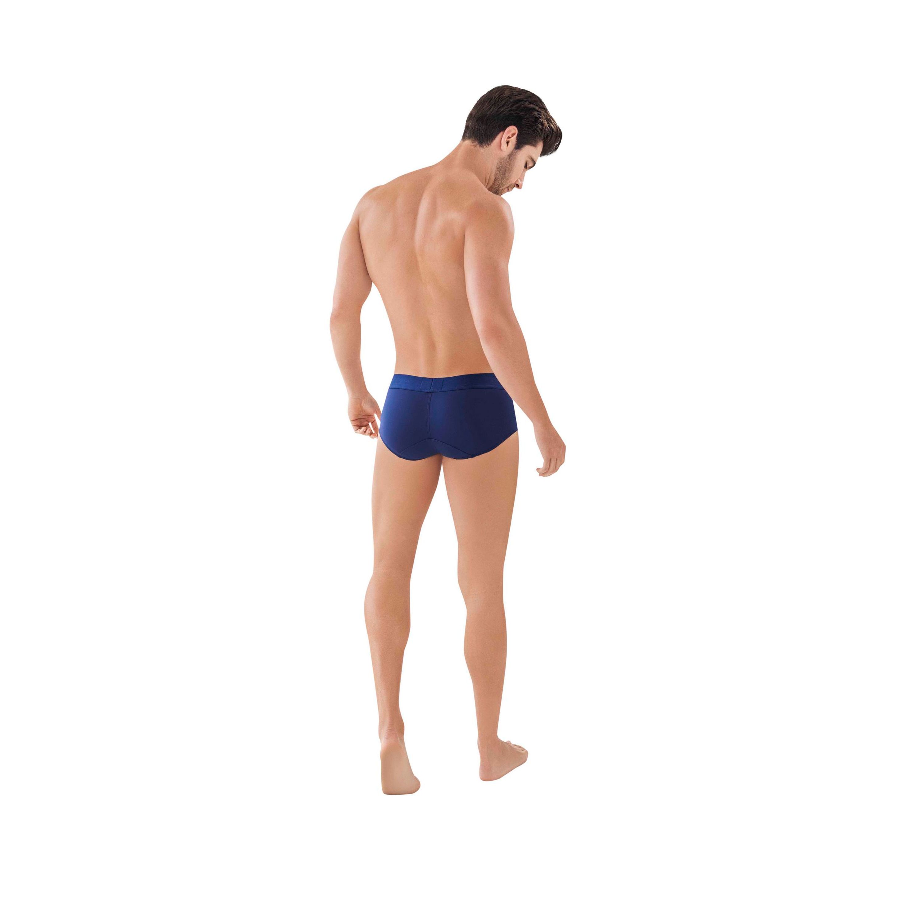 Мужские трусы брифы темно-синие Clever Moda CLASSIC MATCH CLASSIC BRIEF 088108 фото 3