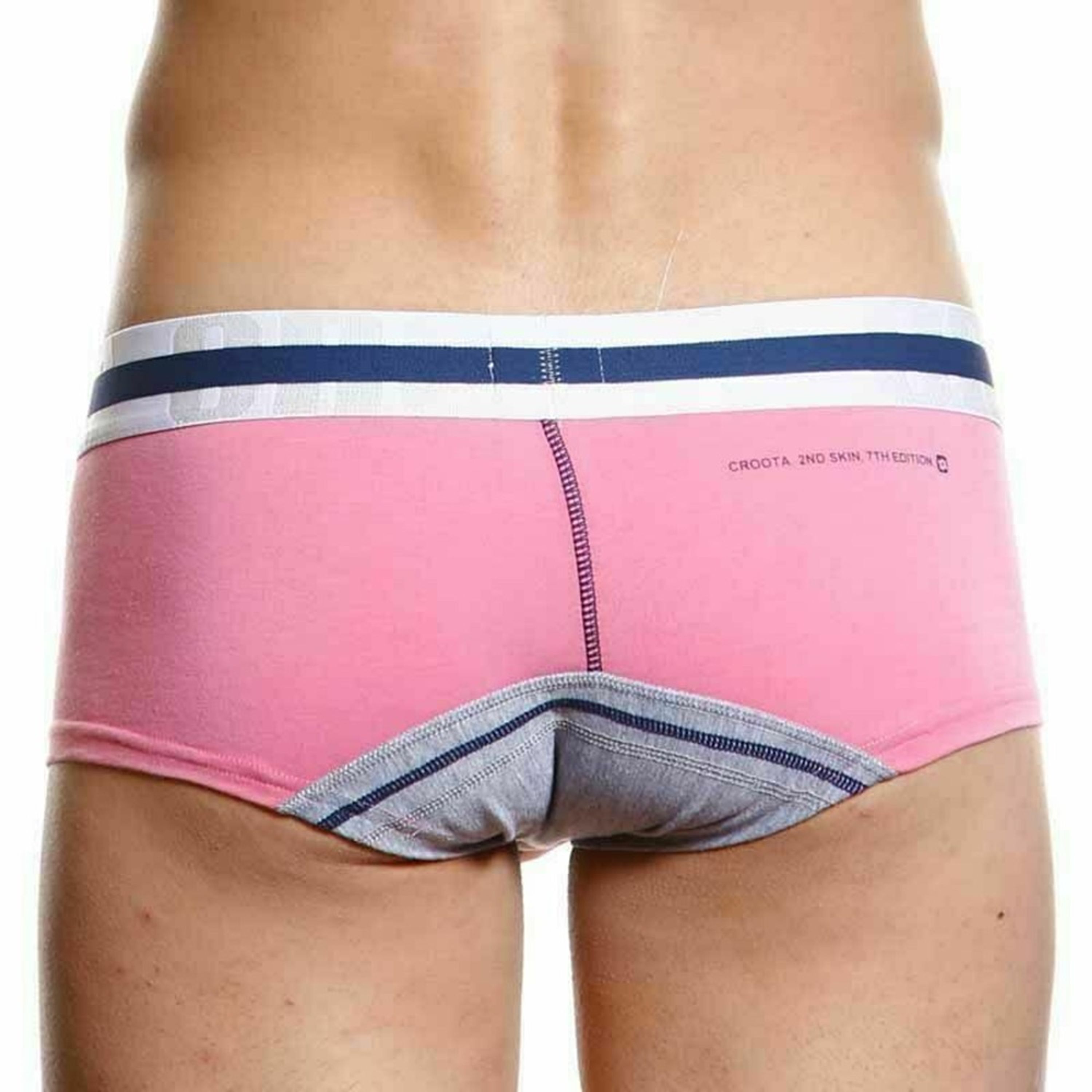 Мужские трусы хипсы розовые Croota Midpoint Hipster Pink CR00046 фото 4