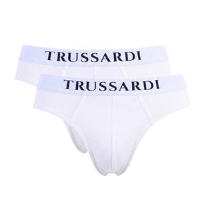 Фото Набор мужских трусов брифов 2в1 белые TRUSSARDI TRU2USP01