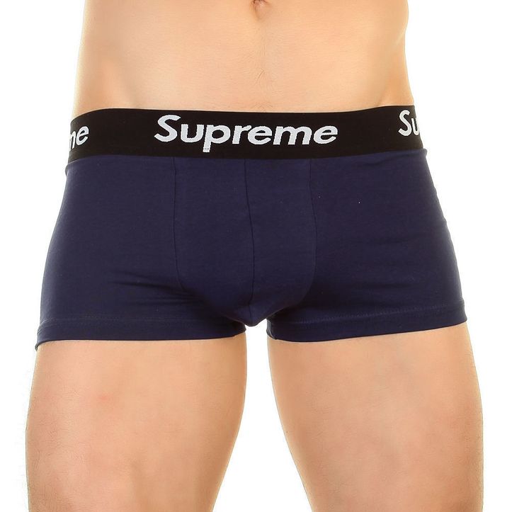 Мужские трусы боксеры темно-синие Supreme 