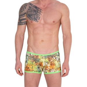 Фото Мужские трусы боксеры с разноцветным принтом Cosmos Colors CP30_GYO