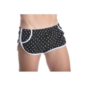 Фото Мужские шорты черные с якорями Gillbro Black Anchor Shorts