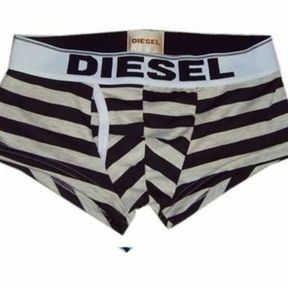Фото  Мужские трусы боксеры Diesel Black Stripe Boxer