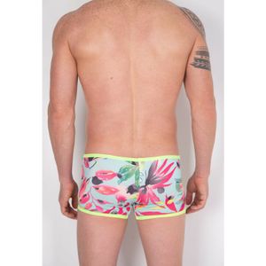 Фото Мужские трусы хипсы белые с цветочным принтом Cosmos Colors FR30_YPG