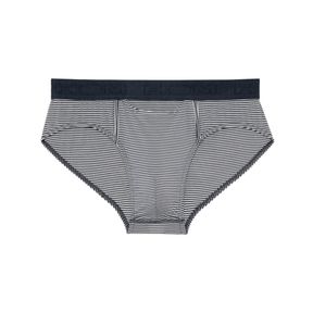 Фото Мужские трусы брифы в темно-синюю полоску HOM SIMON Mini Briefs HO1 359852_4000RA