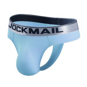 Фото Мужские трусы стринги голубые JOCKMAIL JM1029-17