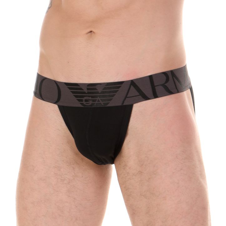 Мужские трусы джоки черные Emporio Armani 