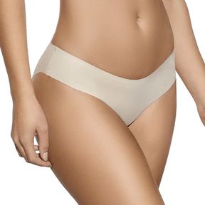 Фото Женские трусы бикини бежевые бесшовные Creaciones Selene 501 BIKINI/tierra
