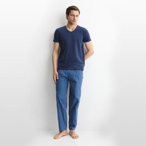 Фото Мужская пижама индиго Cacharel 2238