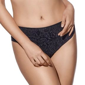 Фото Женские трусы слипы черные высокие Creaciones Selene MORELLA BR/negro