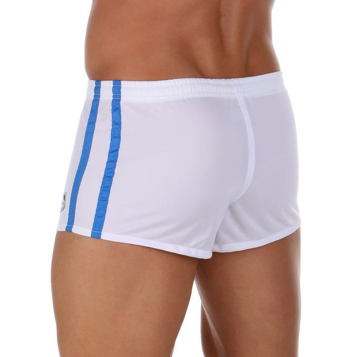  Мужские шорты спортивные белые Aussiebum Shorts White фото 2