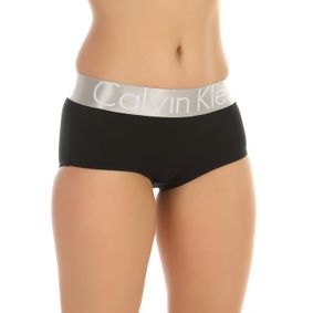 Фото Женские трусы-шорты черные Calvin Klein Women Steel Black