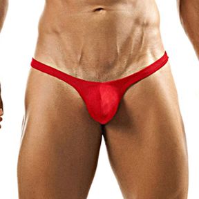 Фото Мужские трусы стринги красные Romeo Rossi RR1039-8