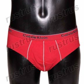 Фото Мужские трусы брифы красные Calvin Klein