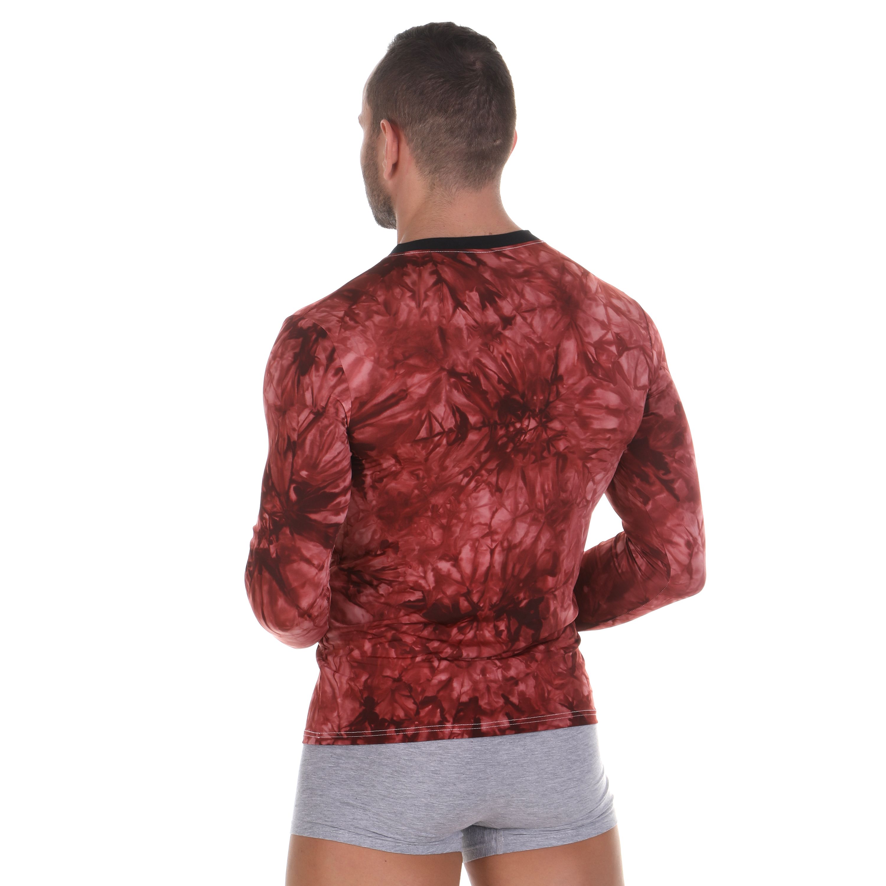 Мужской лонгслив красный Wang Jiang WG00146 фото 2