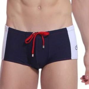 Фото Мужские плавки хипсы синие с белой вставкой Seobean Seaside Hip Boxer
