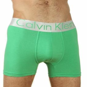Фото Мужские трусы боксеры cредней длины зеленые Calvin Klein Boxer