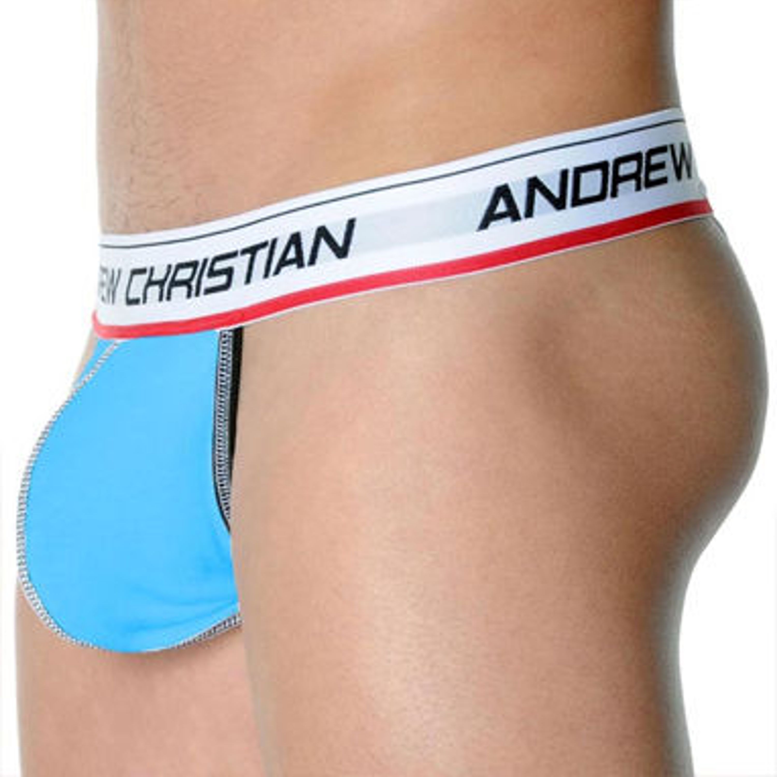  Мужские трусы стринги Andrew Christian Freestyle String Flexsoft Y-Back Aqua  AC35 фото 1