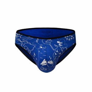 Фото Трусы мужские слипы синие с принтом DARKZONE DZN6541