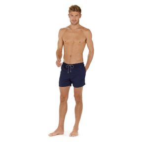 Фото Мужские плавательные шорты темно-синие HOM SEA LIFE Beach Boxer 402537_4000RA