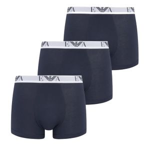 Фото Набор мужских трусов боксеров 3в1 темно-синие Emporio Armani EM000259_AF14131