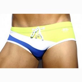 Фото Мужские плавки салатовые с синим ES Swim Brief