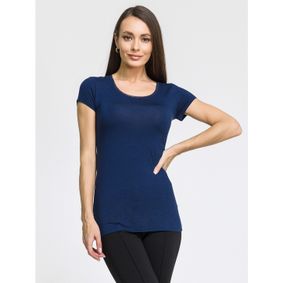Фото Женская футболка темно-синяя OROBLU Perfect Line VOBT01593