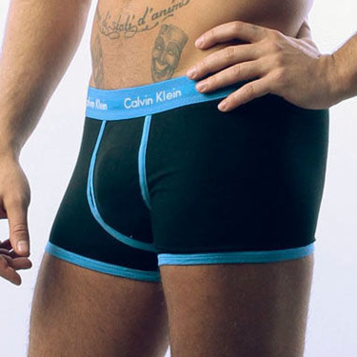  Мужские трусы боксеры Calvin Klein 365 Black Blue 