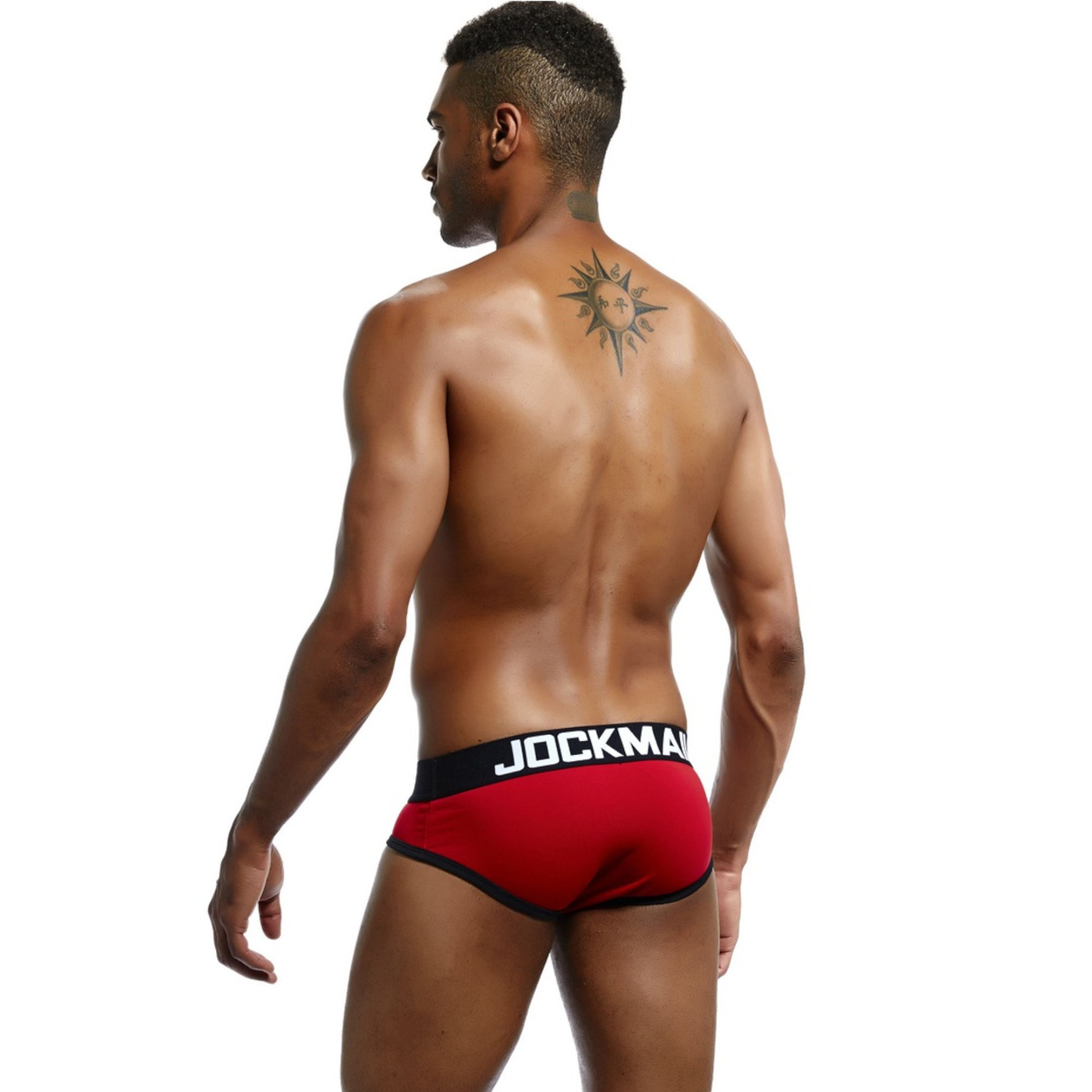 Мужские трусы брифы красные JOCKMAIL JM2048-8 фото 3