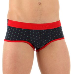 Фото Мужские брифы синие в елочку  DARKZONE Christmas DZN6905