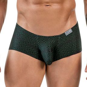 Фото Мужские трусы хипсы черные с принтом Clever Moda LABERIN LATIN BOXER 185211