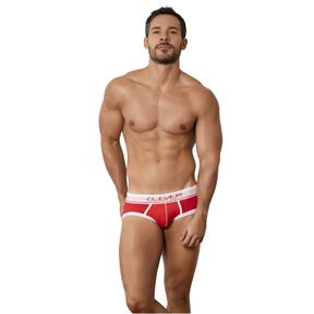 Фото Мужские трусы брифы красные Clever POWER PIPING BRIEF 155805