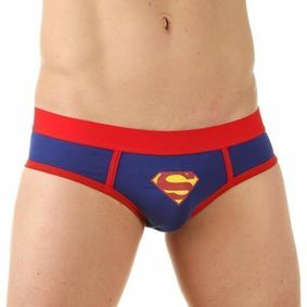 Фото Мужские трусы брифы синие Superman